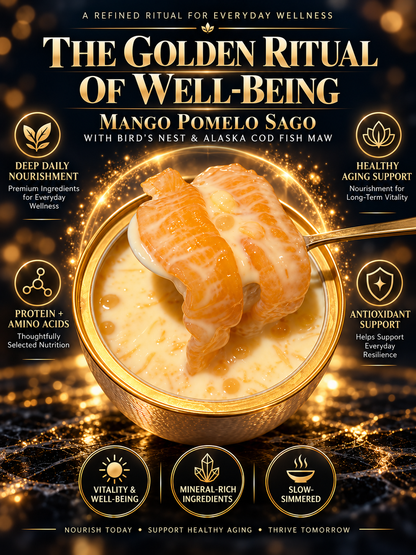 Mango Pomelo Sago with Bird’s Nest & Fish Maw | Nourish Body & Mind. Renew Your Vitality-Leon