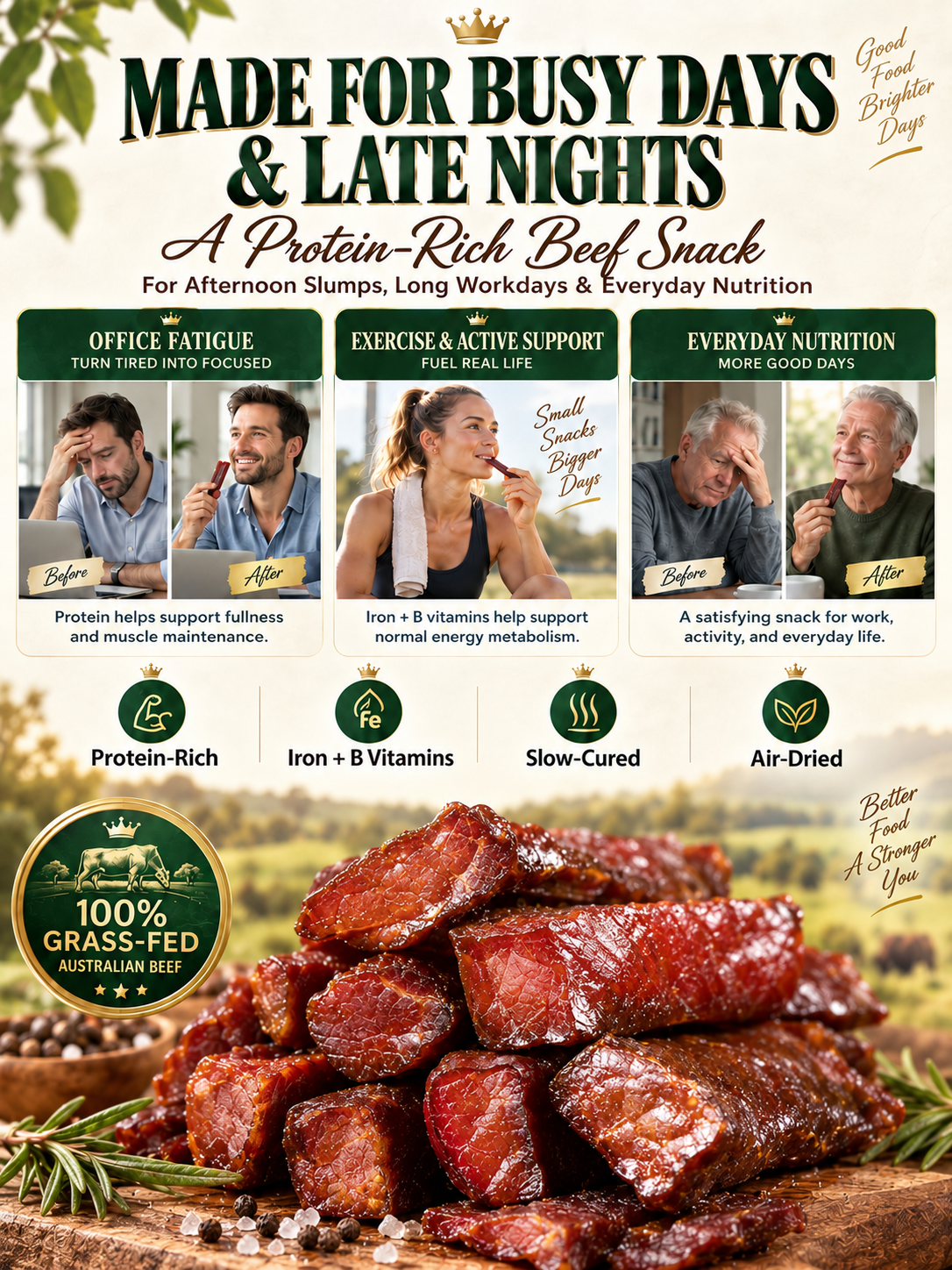 From Pasture to Plate: Pure 100% Grass-Fed Excellence.-Sherry